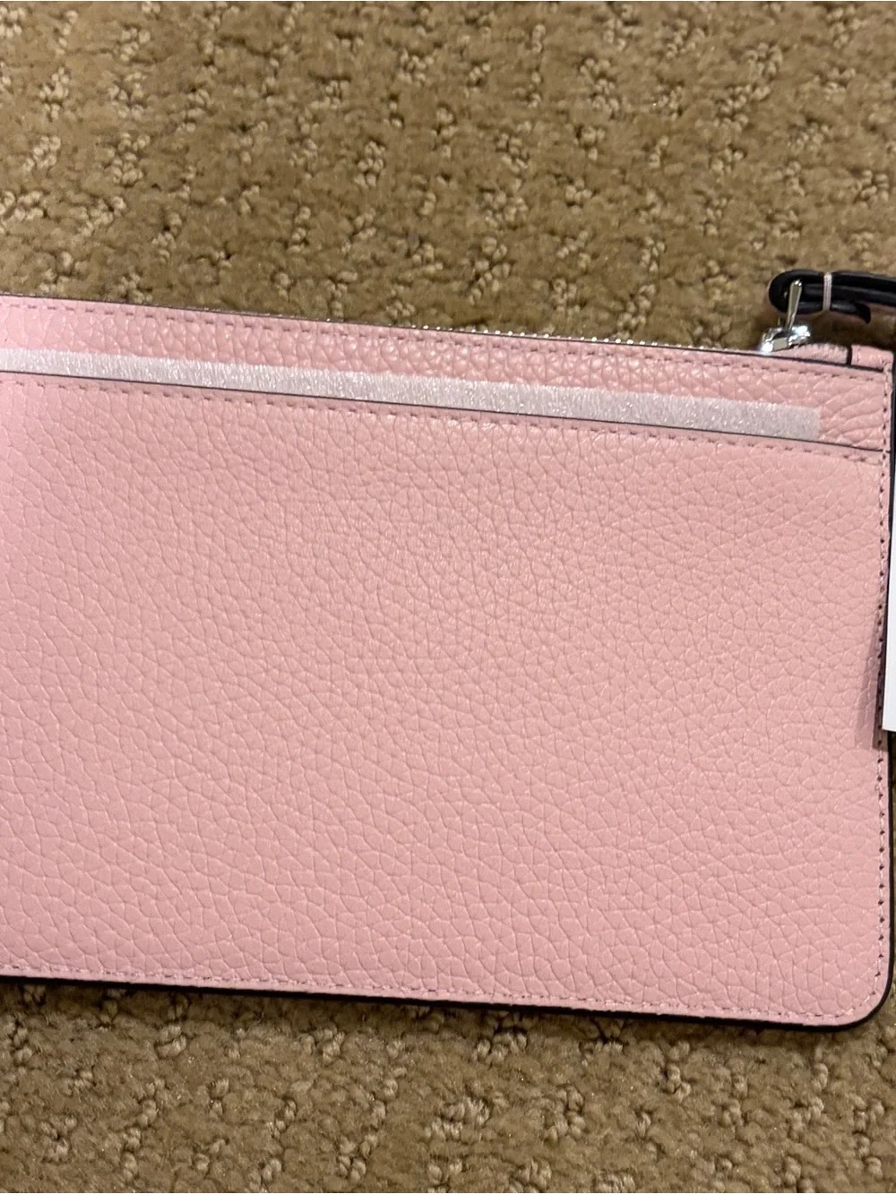 kate spade tutu pink pebbled leather wristlet